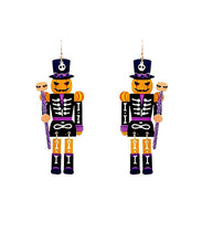 Load image into Gallery viewer, Halloween Nutcracker Earrings
