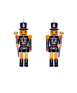 Halloween Nutcracker Earrings
