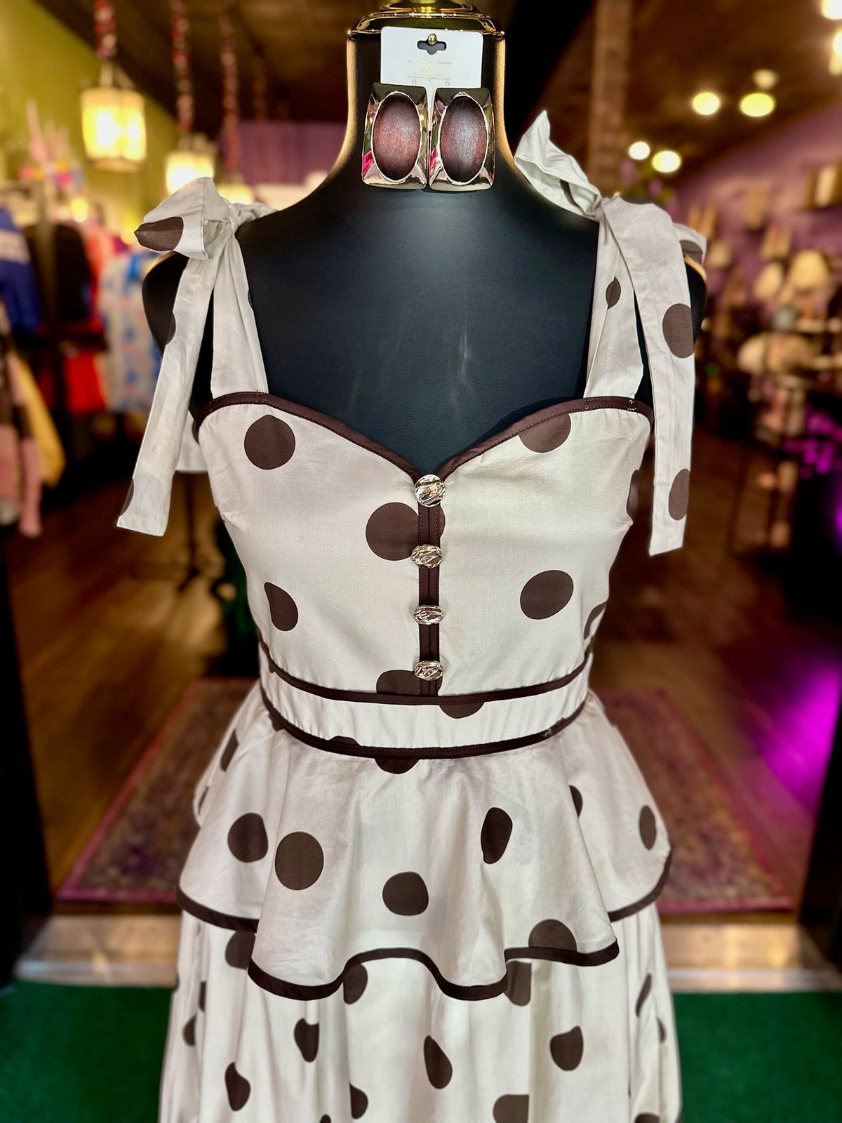 Polka Dot Promise Midi Dress