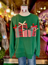 Load image into Gallery viewer, Hunter Green Christmas Present Pullover
