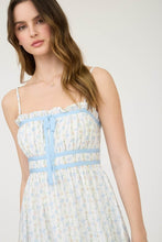 Load image into Gallery viewer, Floral Bow Patterned Midi Dress
