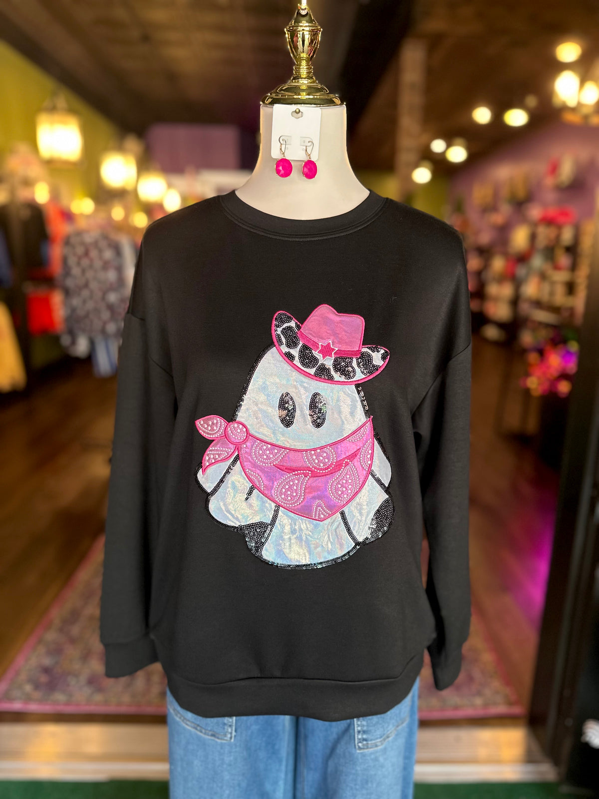 Yee Haw Gigi The Ghost Pullover