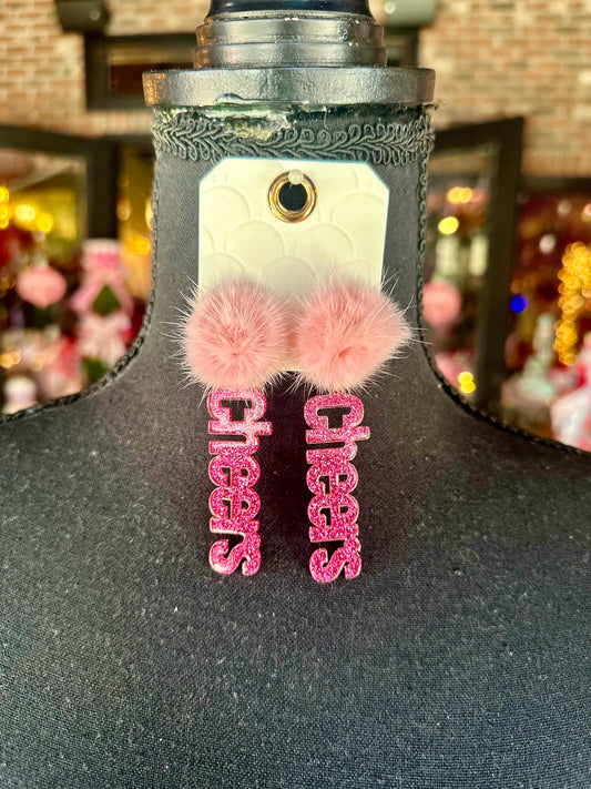 Pink Cheers Earrings