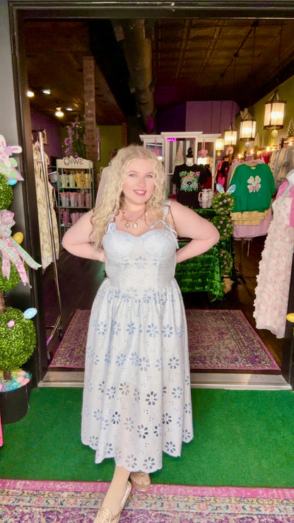 Bluebell Lace Midi Dress