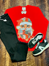 Load image into Gallery viewer, Patchwork Santa Sweatshirt
