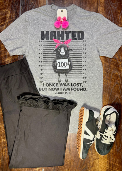 WANTED Luke 15:10 T-Shirt