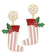 Load image into Gallery viewer, Christmas Stocking Earrings
