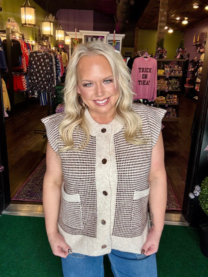 Harvest Charm Sweater Vest