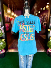Load image into Gallery viewer, Silly Rabbit Easter is for Jesus tee
