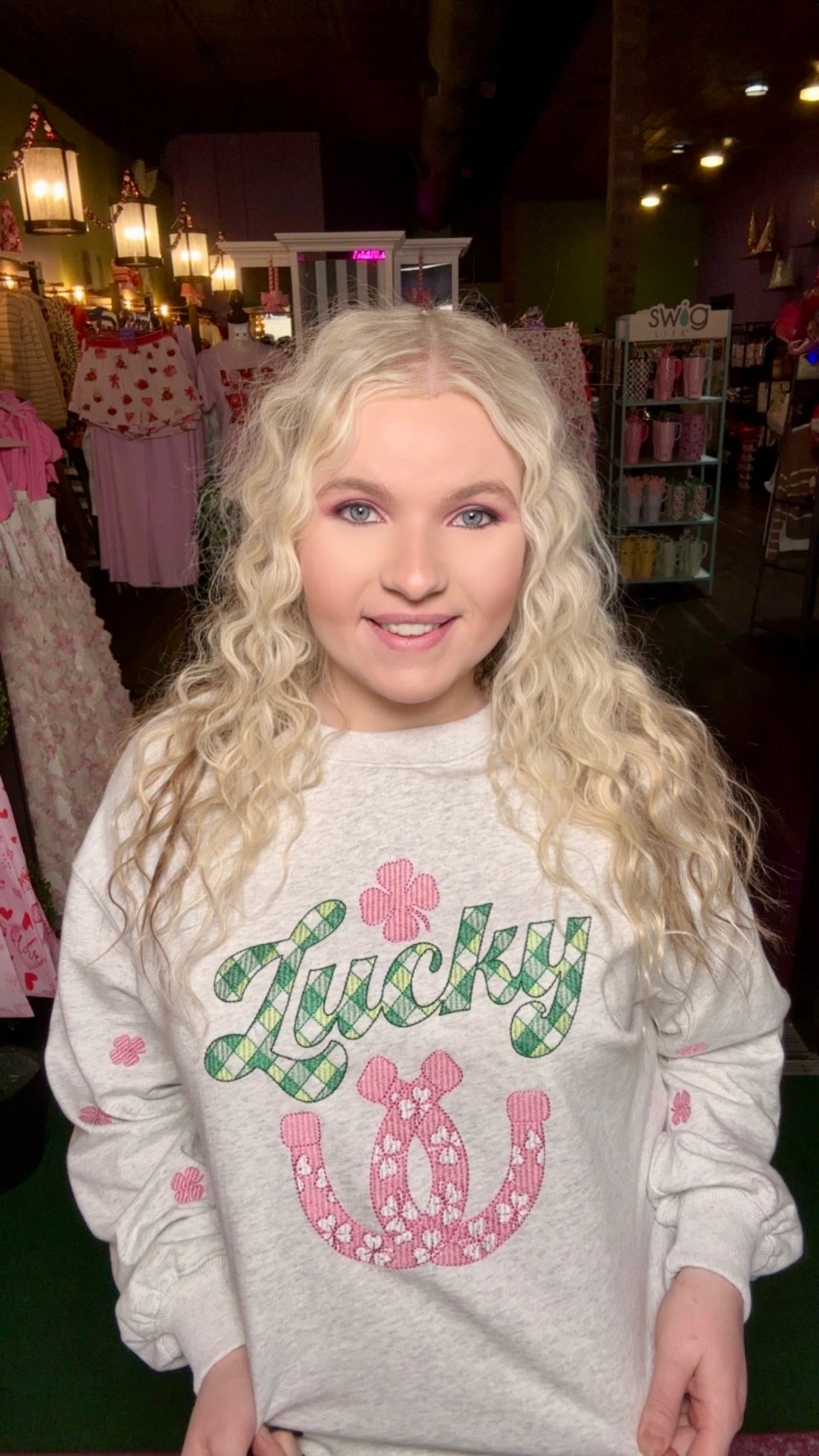 Lucky Horseshoe Crewneck