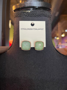 Fall Stone Square Studs