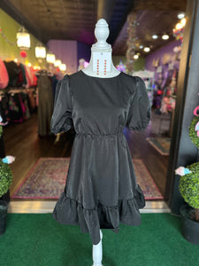 Black Mini Dress w/ Heart cut out back