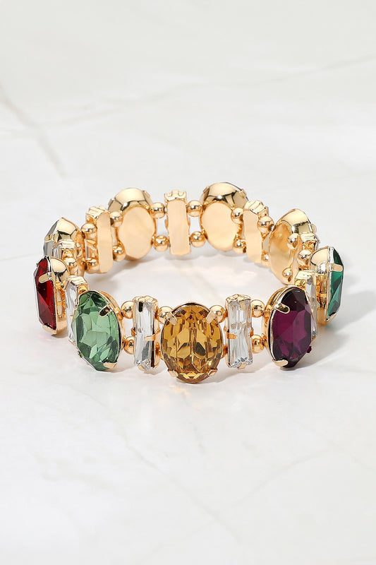 Faceted Gemstone Bracelet