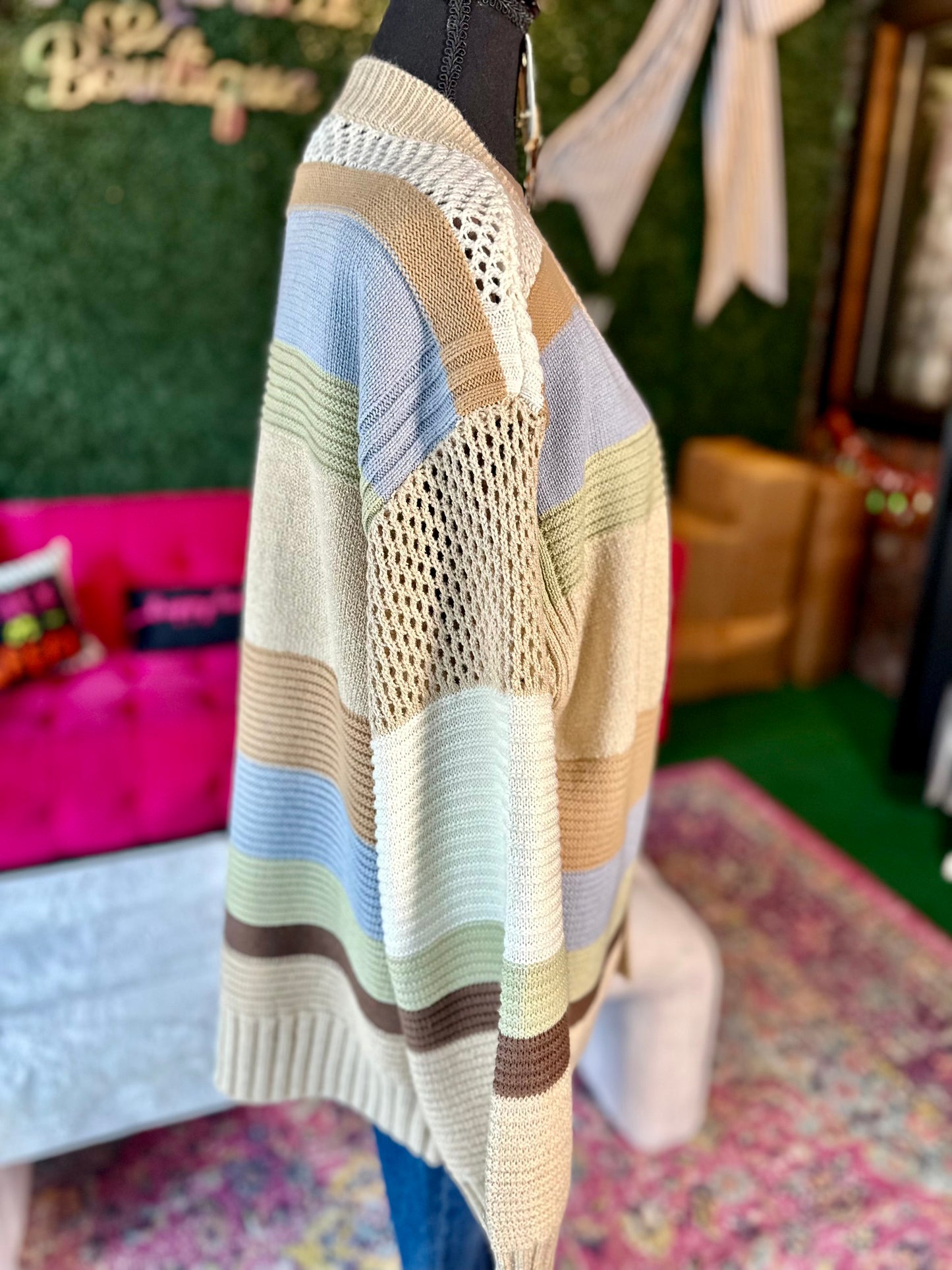 Sage Breeze Long Sleeve Cardigan