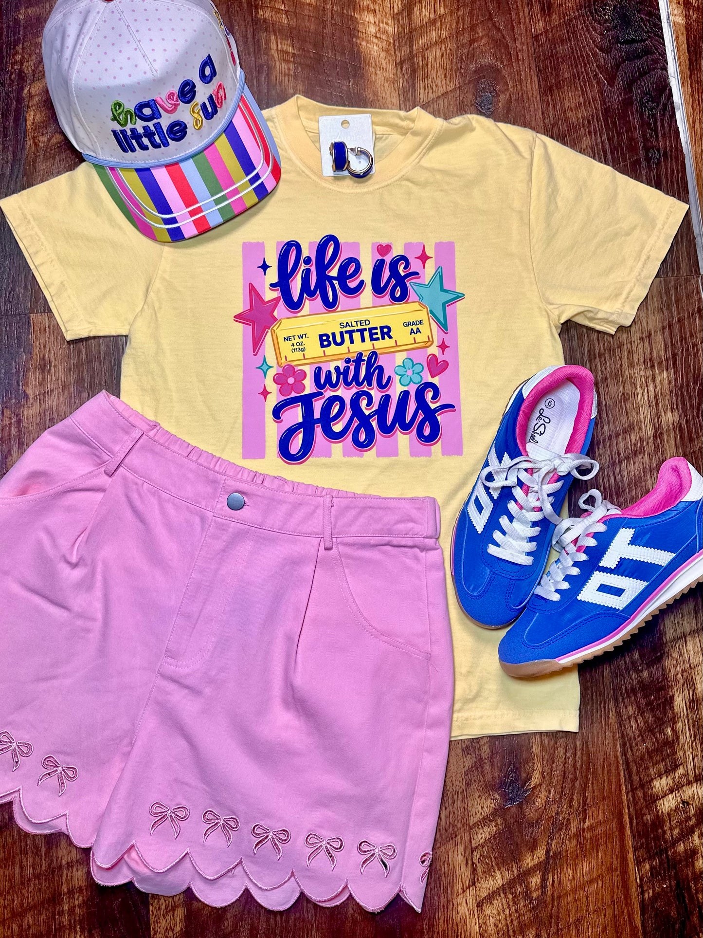 Comfort Colors "Life is Butter with Jesus" T-Shirt
