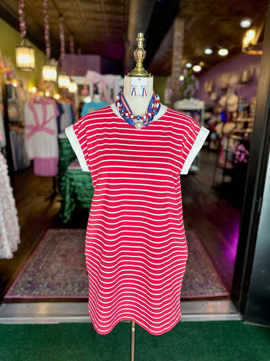 Ruby Striped T-Shirt Dress