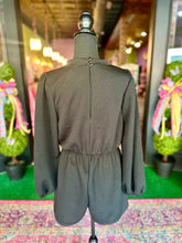 Load image into Gallery viewer, Black Quilted Romper
