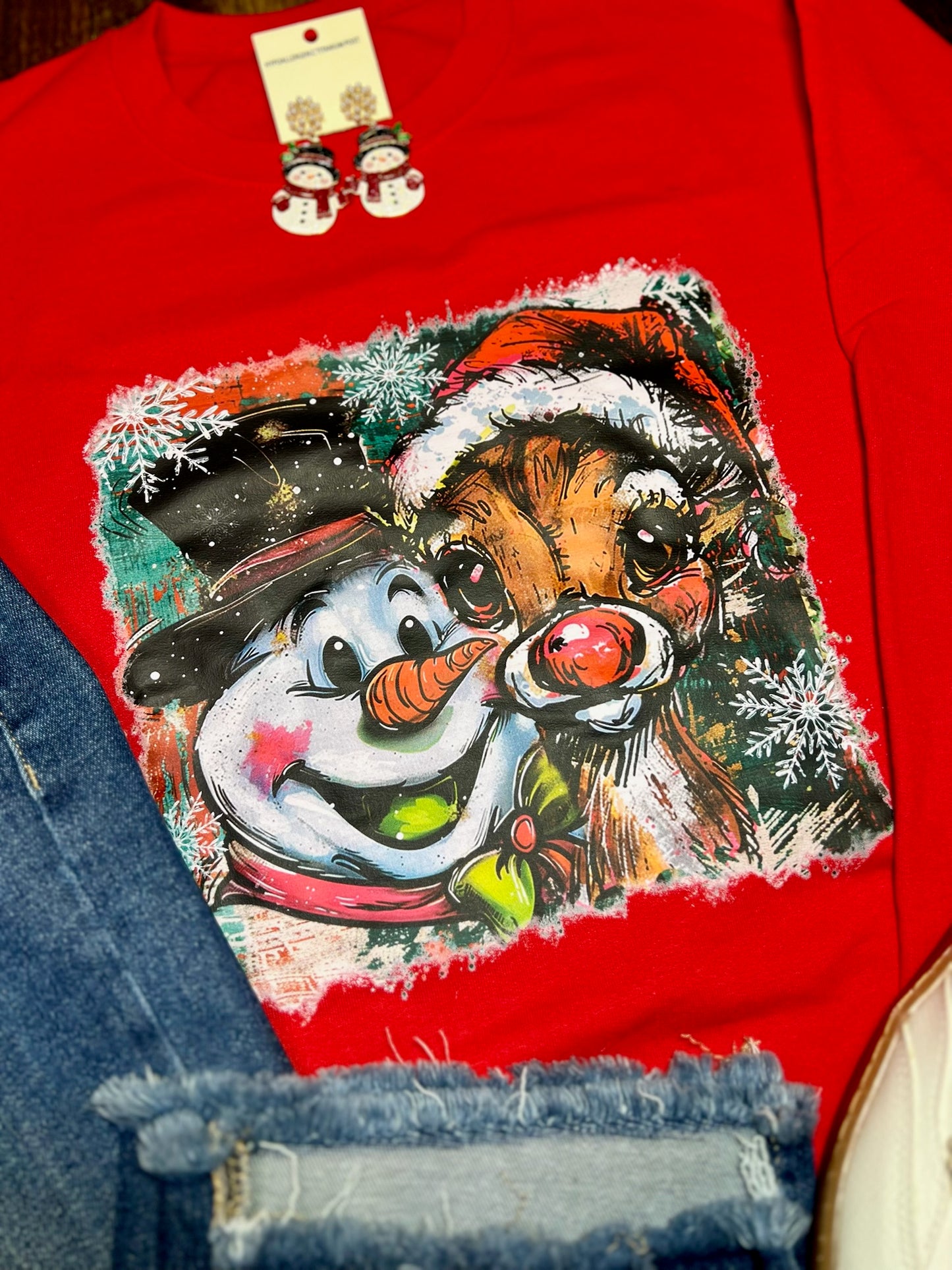 Traditional Frosty & Rudolph Sweatshirt