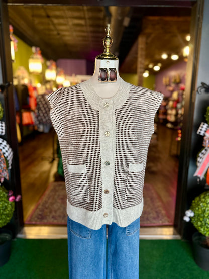 Harvest Charm Sweater Vest