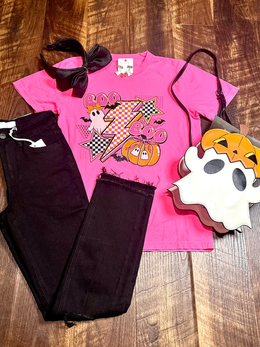 Comfort Colors Retro Halloween BOO T-Shirt