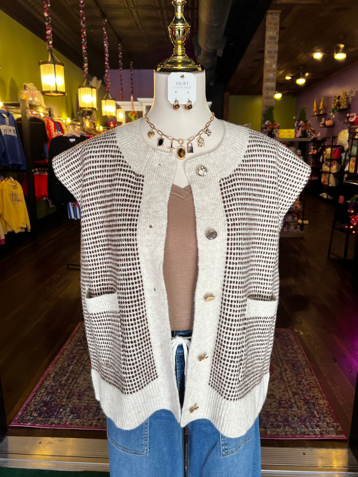 Harvest Charm Sweater Vest