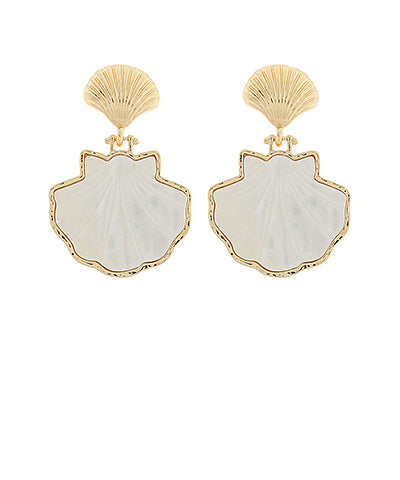 MOP Seashell Earrings