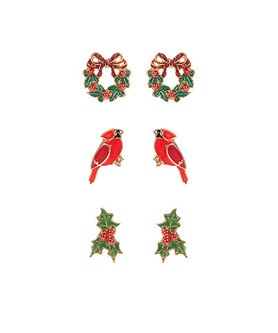 Christmas Earrings Set