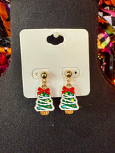 Load image into Gallery viewer, Christmas Tree Earrings
