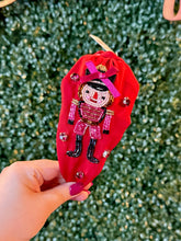 Load image into Gallery viewer, Beaded Nutcracker Top Knot Headbands
