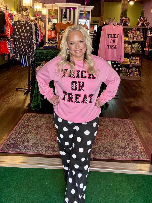 Jess Lea After Dark Polka Dot Denim Pants