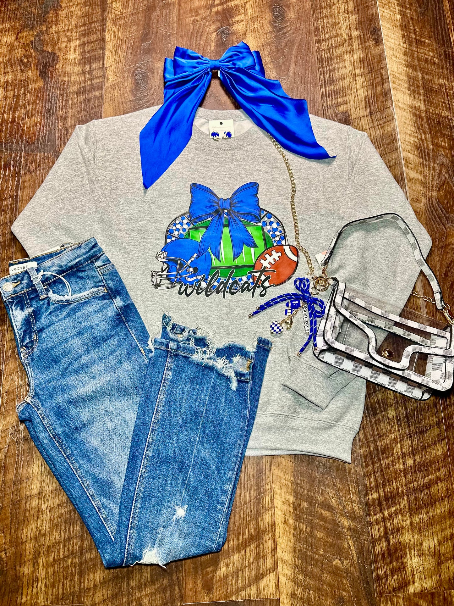 UK Wildcats Football Field Sweatshirt