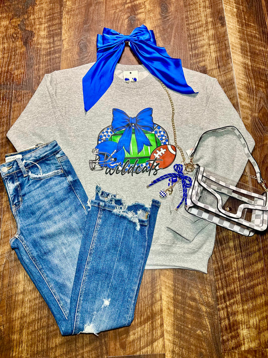 UK Wildcats Football Field Sweatshirt