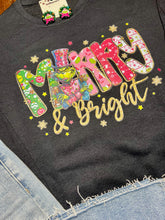 Load image into Gallery viewer, Merry &amp; Bright Sweatshirt
