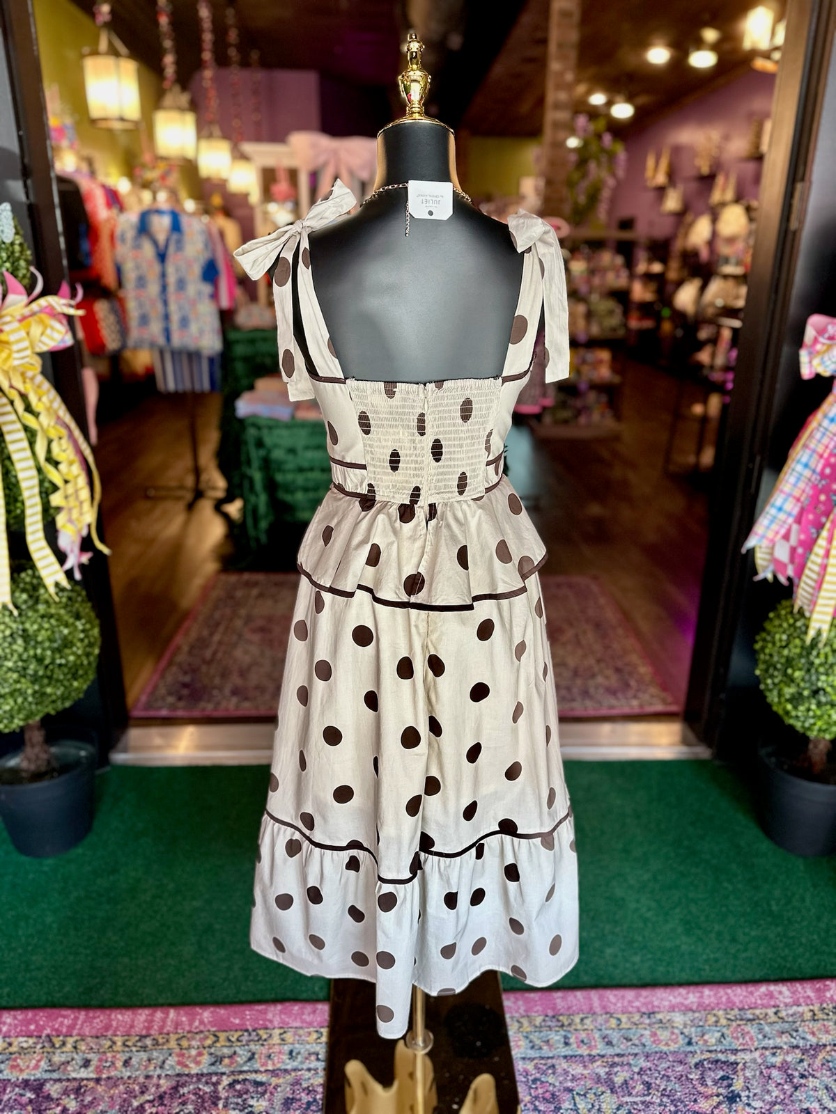 Polka Dot Promise Midi Dress