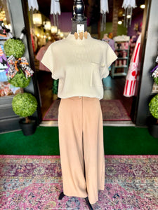 Taupe Woven Pants