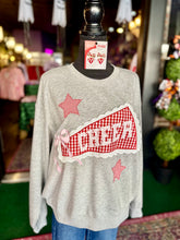 Load image into Gallery viewer, Game Day CHEER Patchwork Crewneck
