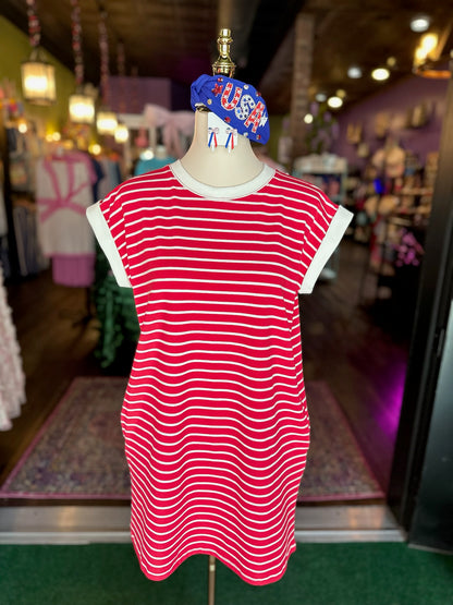 Ruby Striped T-Shirt Dress
