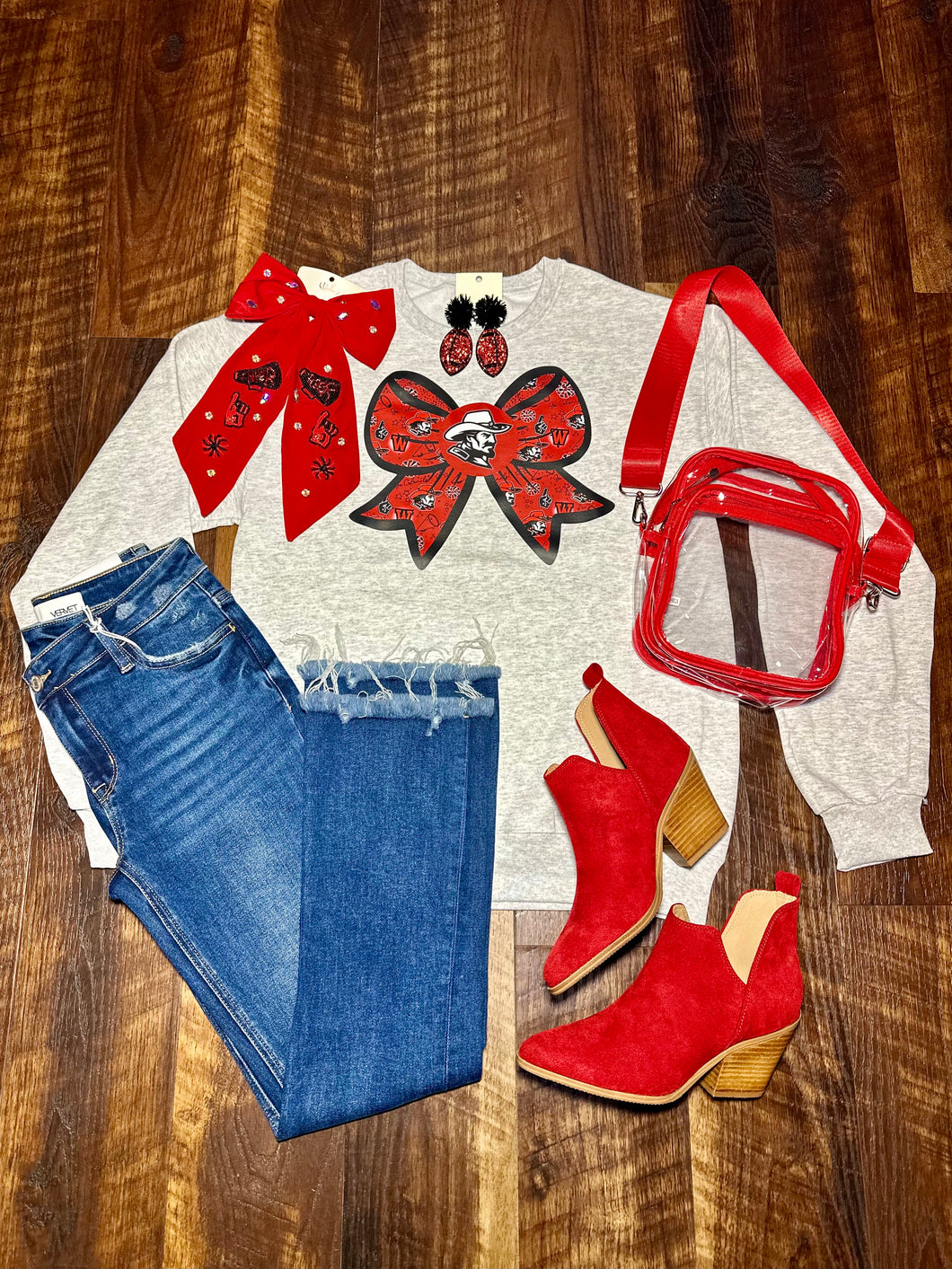 Coquette Whitley Colonels Bow sweatshirt