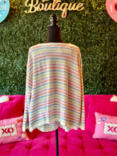 Load image into Gallery viewer, Multicolor Striped Knit Set
