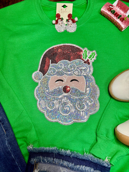 Santa Claus & Bows Sweatshirt