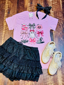 Coquette Bow Halloween T-Shirt