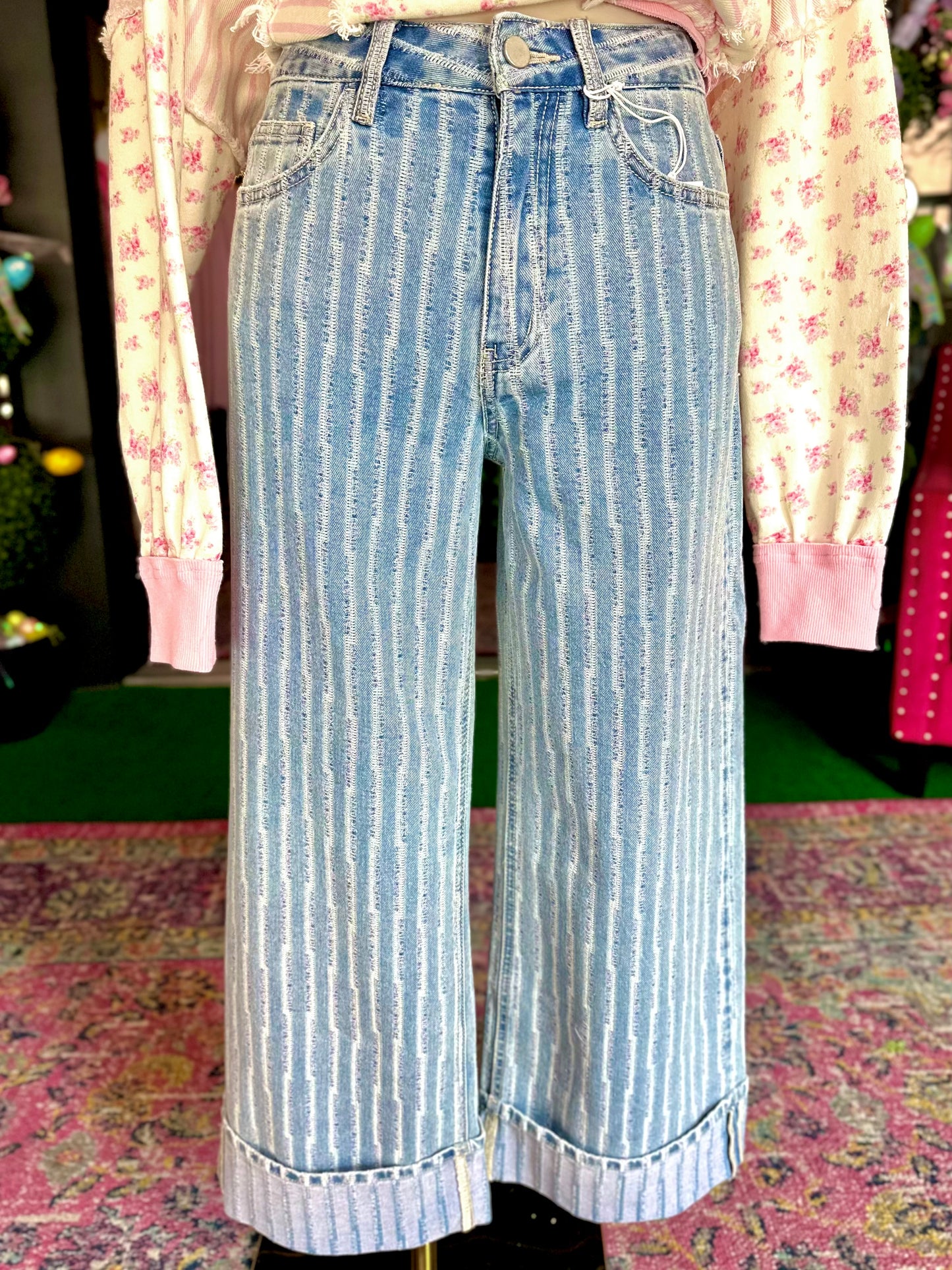 Flying Monkey Hey Sun Wide Leg Jeans