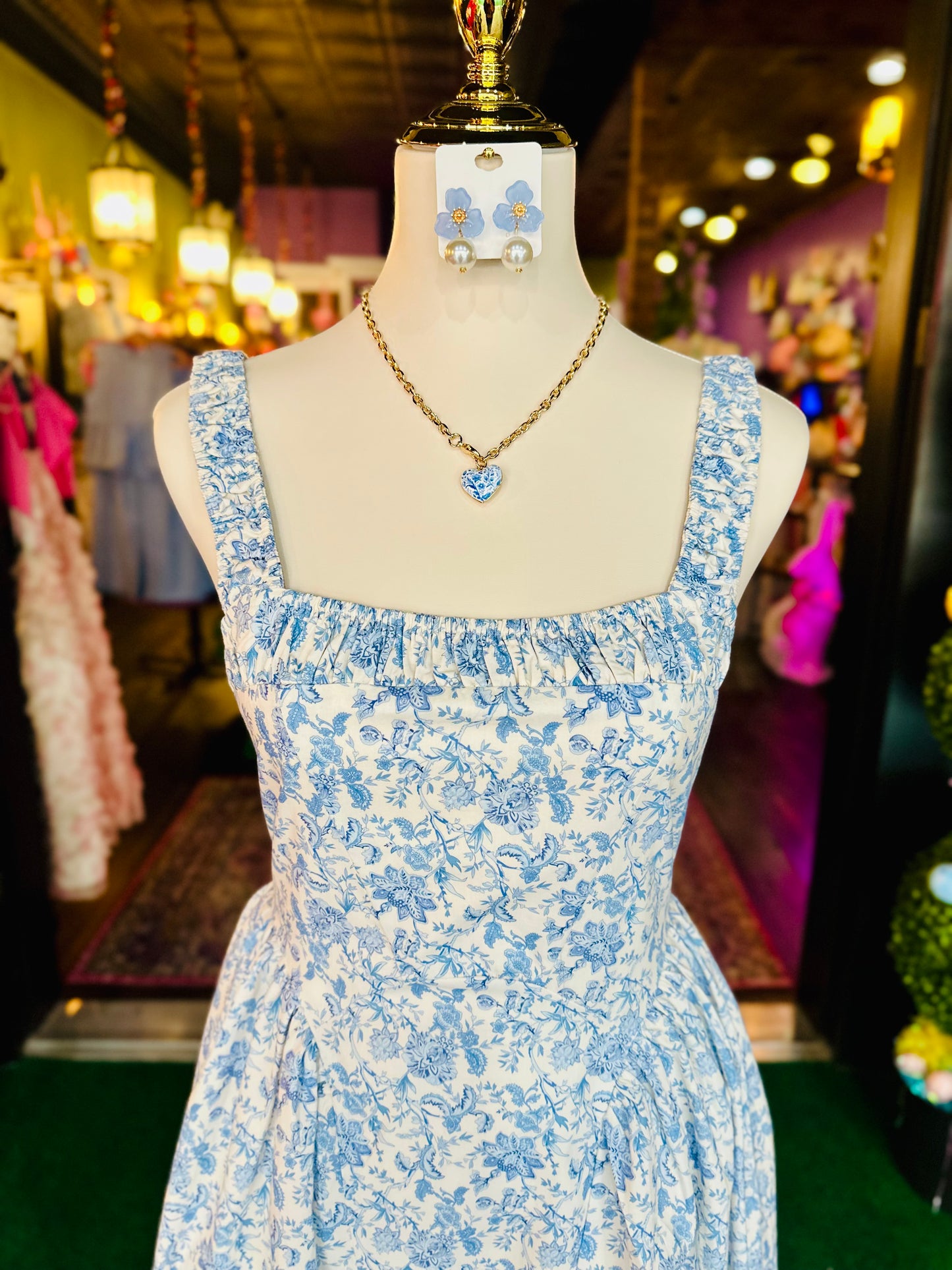 Whispered Elegance Midi Dress