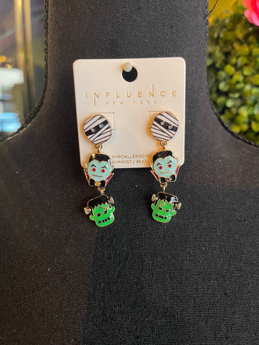 Halloween Characters Drop Earrings