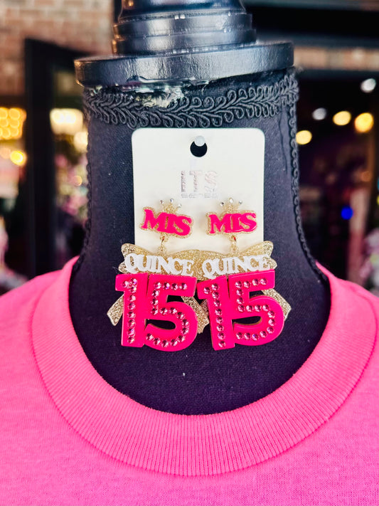 Mis Quince Earrings