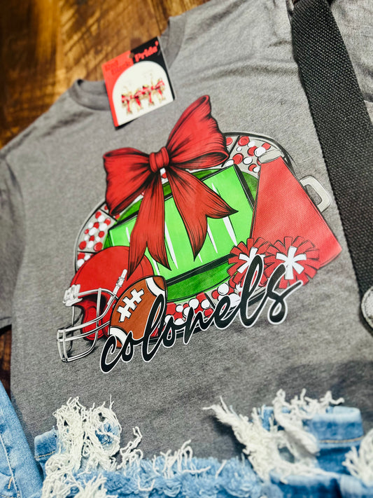 Whitley Colonels Football Field T-Shirt