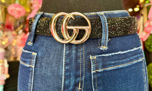 Full Rhinestone Belts