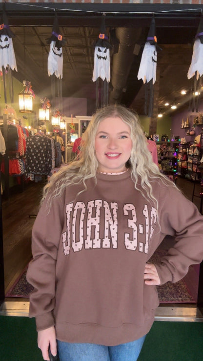 John 3:16 Mock Neck Sweatshirt