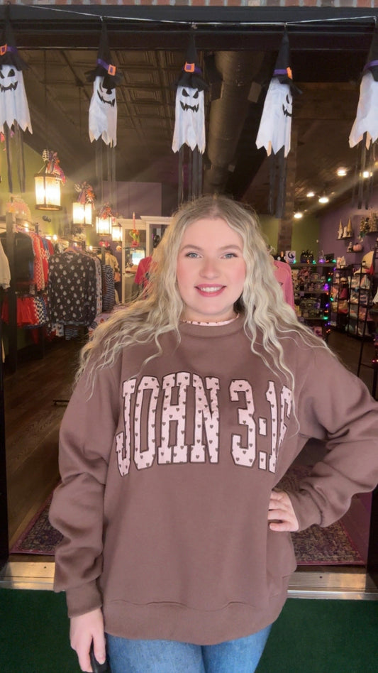 John 3:16 Mock Neck Sweatshirt