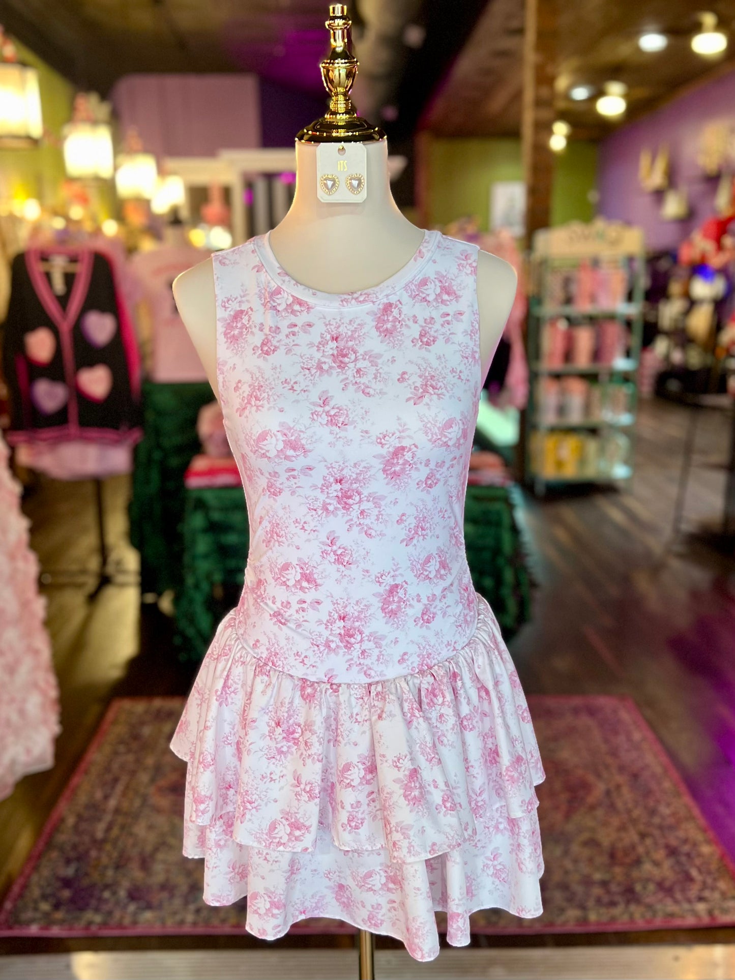 Powder Pink Petal Active Dress